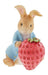 Beatrix Potter Peter Rabbit Figurine - Peter Rabbit With Strawberry
