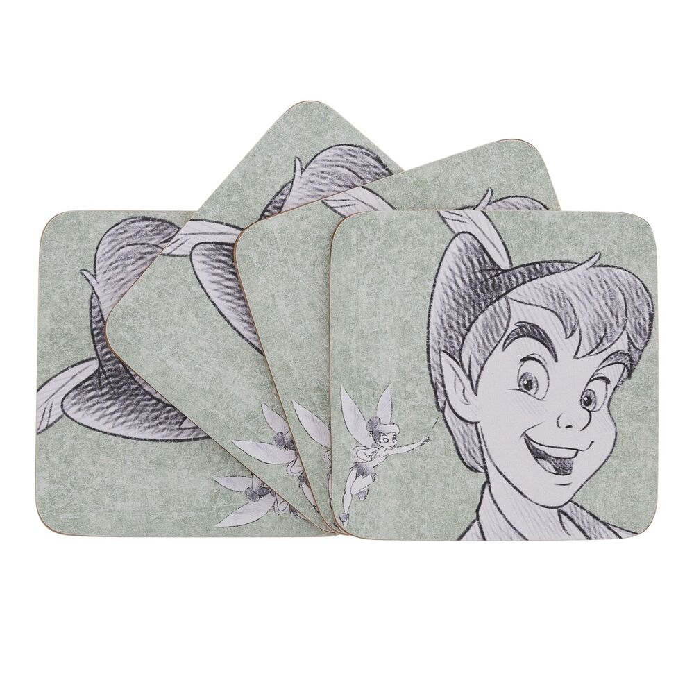 Disney Home - Peter Pan - Coasters (Set of 4)