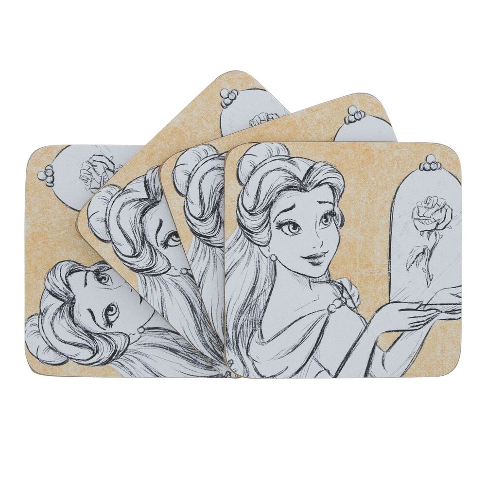 Disney Home - Belle - Coasters (Set of 4)