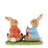 Beatrix Potter Peter Rabbit Mini Figurine - Peter & Benjamin Eating Vegetables