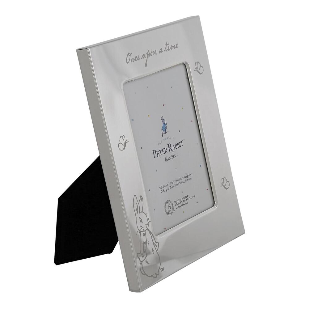 Beatrix Potter New Baby - Silver Plated Christening Photo Frame