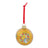 Beatrix Potter Peter Rabbit Christmas - Peter & Benjamin Bunny Gold Festive Bauble