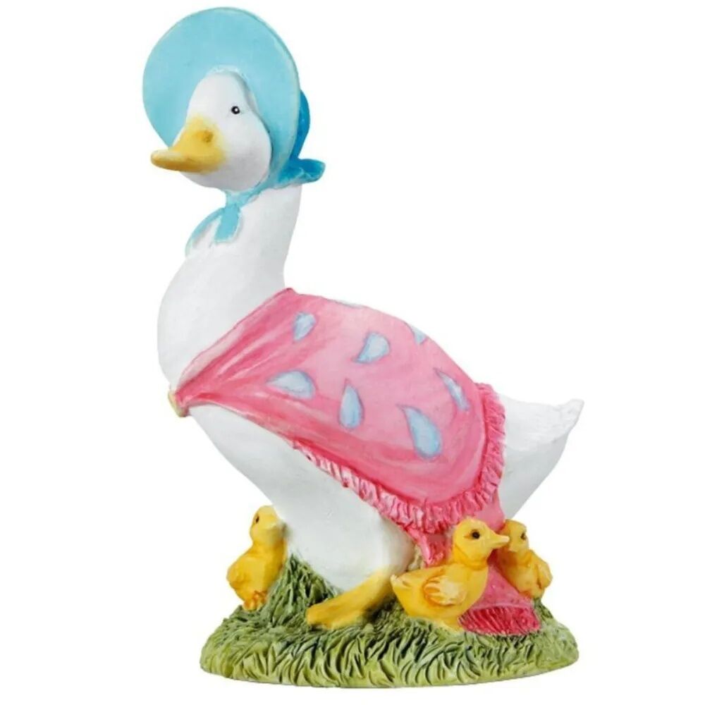 Beatrix Potter Mini Figurine - Jemima Puddle Duck with Ducklings
