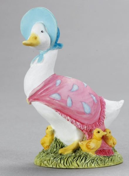 Beatrix Potter Mini Figurine - Jemima Puddle Duck with Ducklings