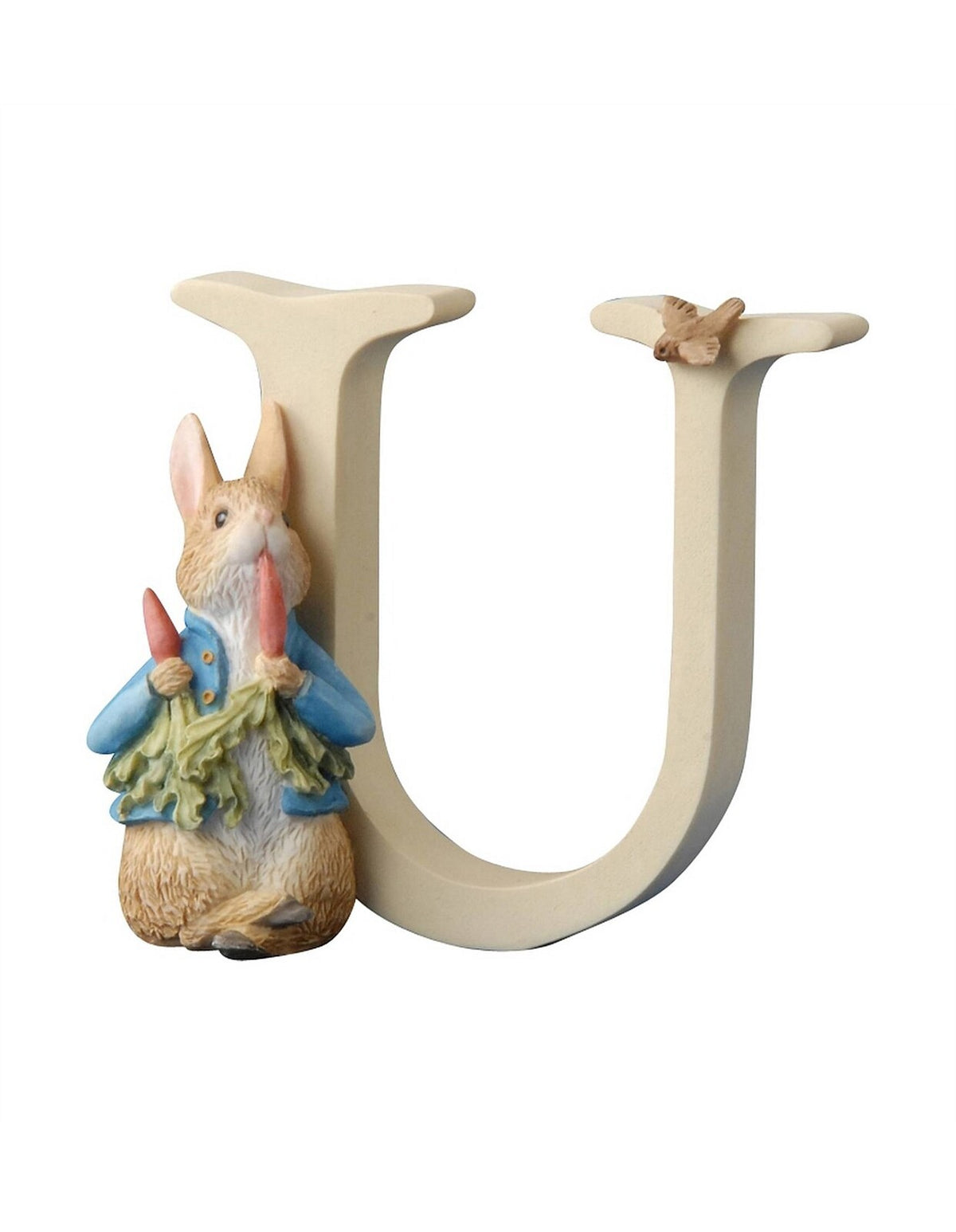 Vaulted Beatrix Potter Alphabet - U - Peter Rabbit with Radishes