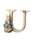 Vaulted Beatrix Potter Alphabet - U - Peter Rabbit with Radishes