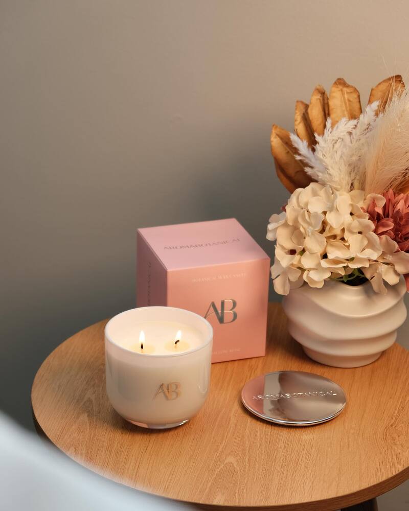 Aromabotanical Candle Marshmallow Rose 340g