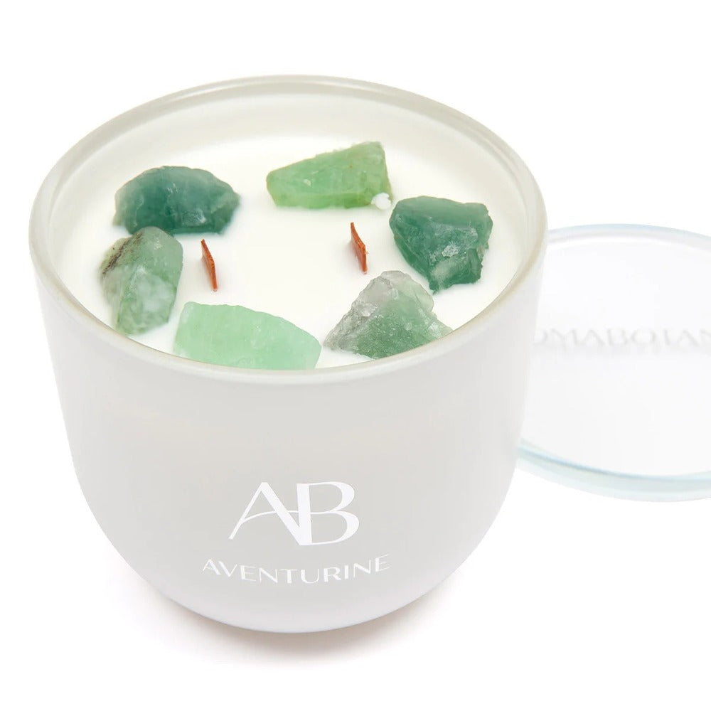 Aromabotanical Crystal Candle - Aventurine