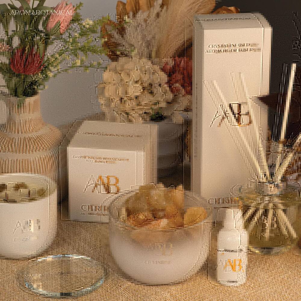 Aromabotanical Crystal Candle - Citrine