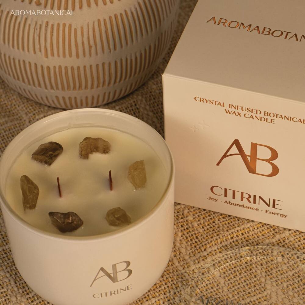 Aromabotanical Crystal Candle - Citrine