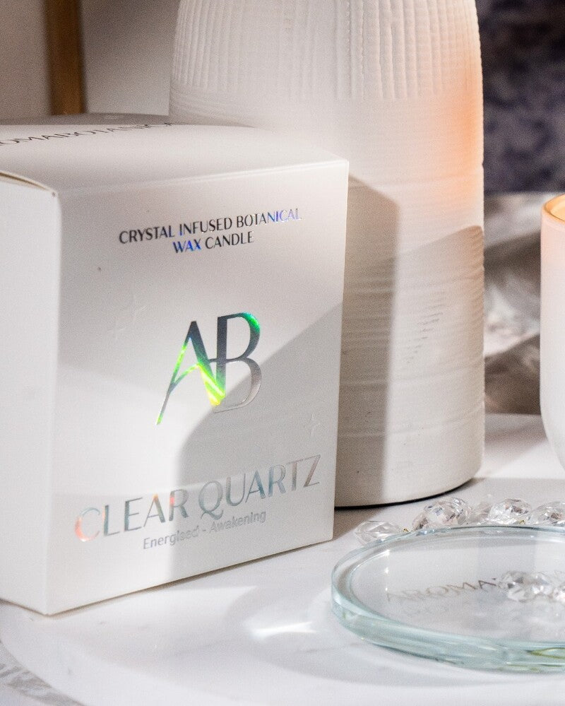 Aromabotanical Crystal Candle - Clear Quartz