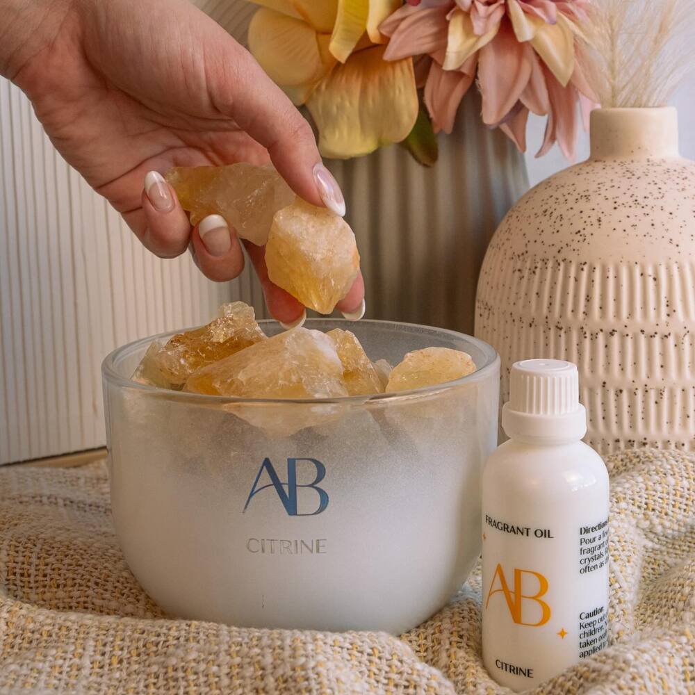 Aromabotanical Crystal Potpourri & Oil - Citrine