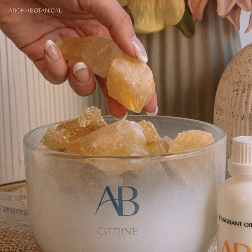 Aromabotanical Crystal Potpourri & Oil - Citrine