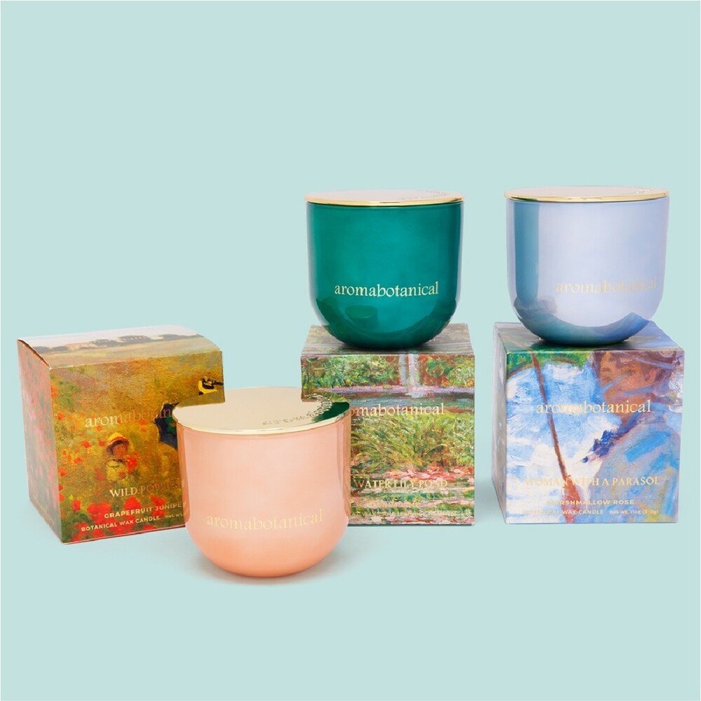 Aromabotanical Masters Poppies Large Candle - Grapefruit Juniper