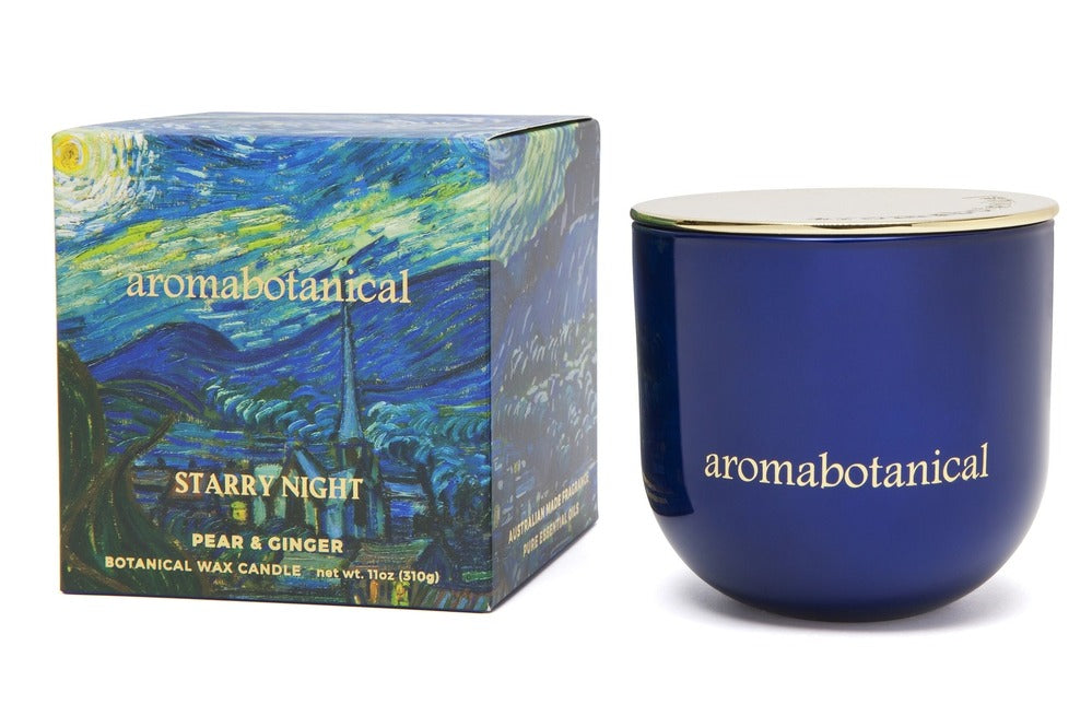 Aromabotanical Masters Starry Night Large Candle - Pear & Ginger