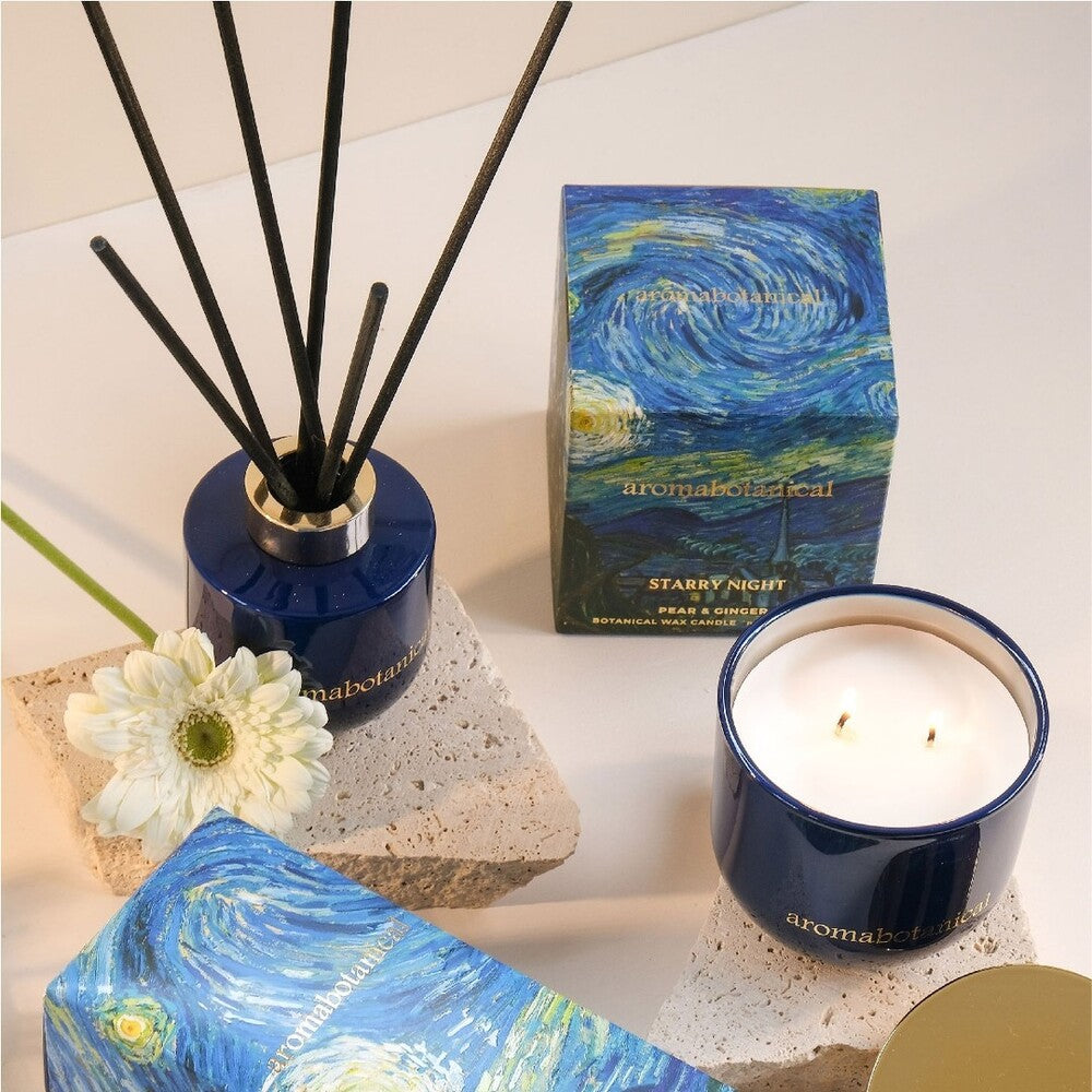 Aromabotanical Masters Starry Night Large Candle - Pear & Ginger