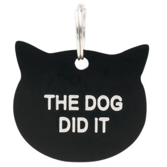 Say What? Cat Tag - The Dog Did It