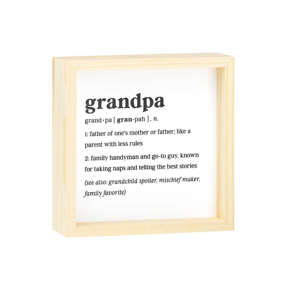 De.fined Framed Art - Grandpa