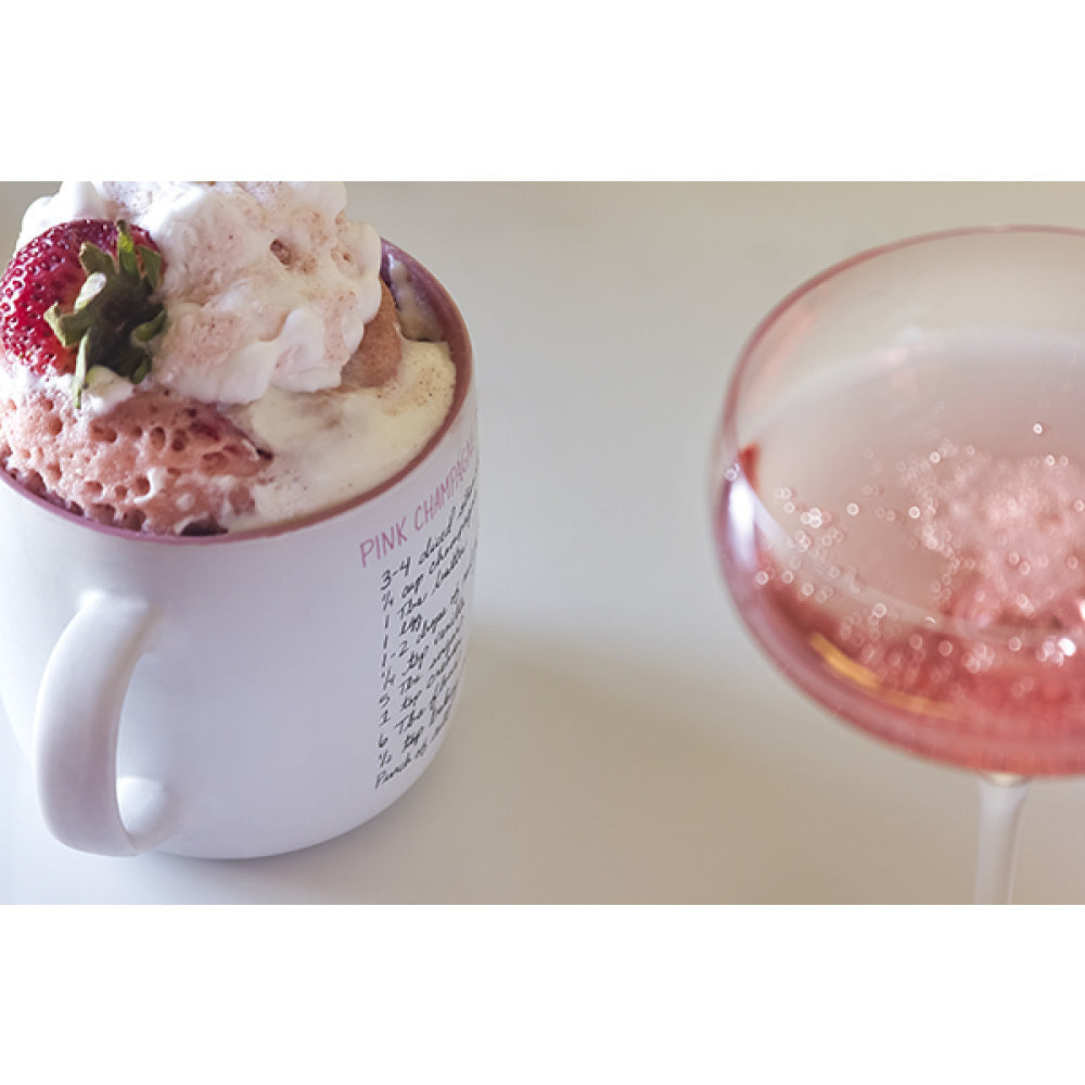 Recipease Cake Mug - Pink Champagne