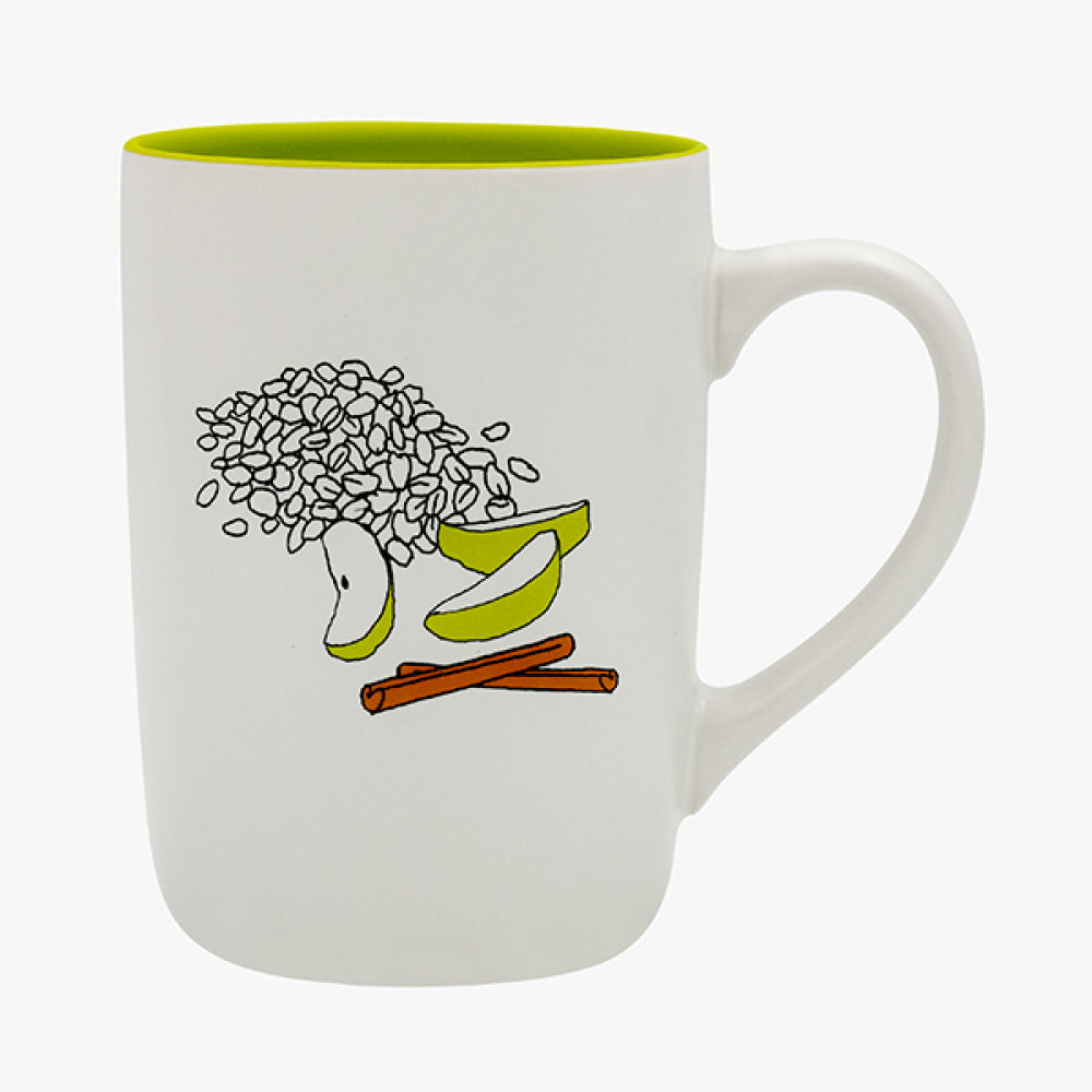 Recipease Brunch Mug - Apple Cinnamon Oatmeal