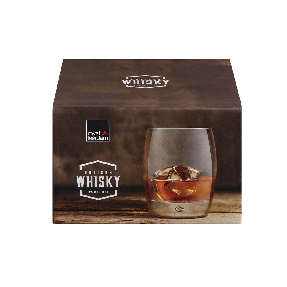 Royal Leerdam Artisan - Modern Whisky Tumbler Set of 4