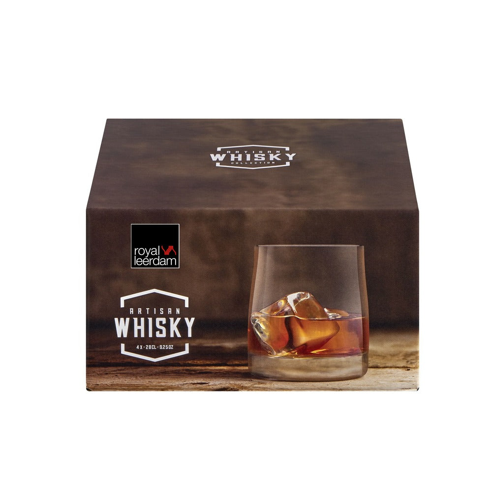 Royal Leerdam Artisan - Classic Whisky Tumbler Set of 4