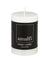 Amalfi Unscented Pillar Candle - White 5x7.5cm