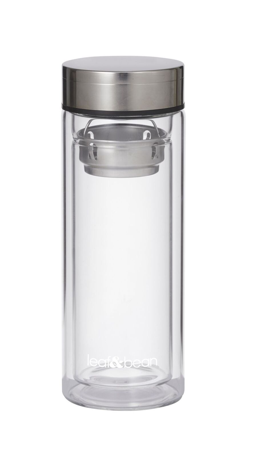 Leaf + Bean Glass Tea Infuser Flask 300ml