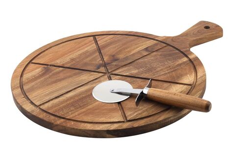 Davis & Waddell Maverick Flinders Pizza Board & Wheel - 2pc