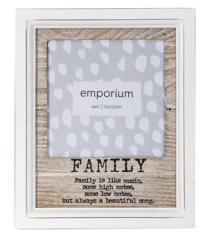 Emporium Familia Photo Frame - 4x4inch