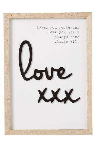 Emporium Love Plaque