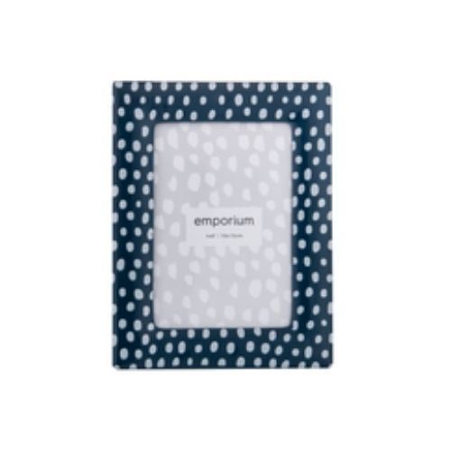 Emporium Ivy Photo Frame - Blue Spot 4x6inch