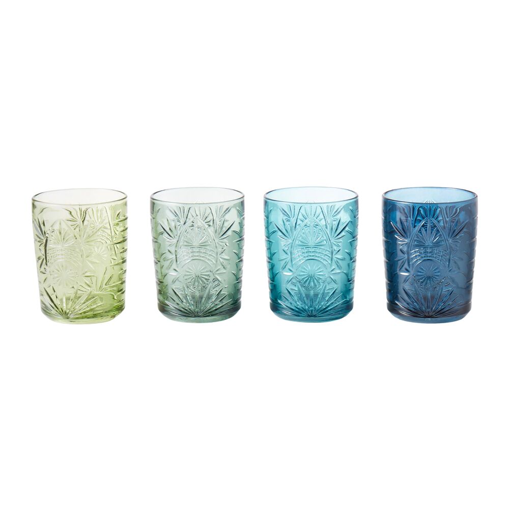 Royal Leerdam - Match & Colour Tumbler Blue Tones Set of 4