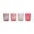 Royal Leerdam - Match & Colour Tumbler Pink Tones Set of 4