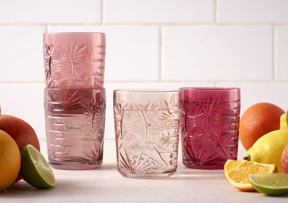 Royal Leerdam - Match & Colour Tumbler Pink Tones Set of 4