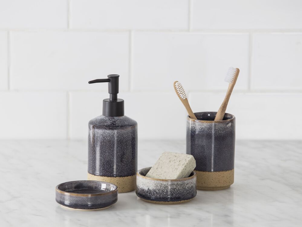 Academy Becket - Bathroom set of 4 Grey