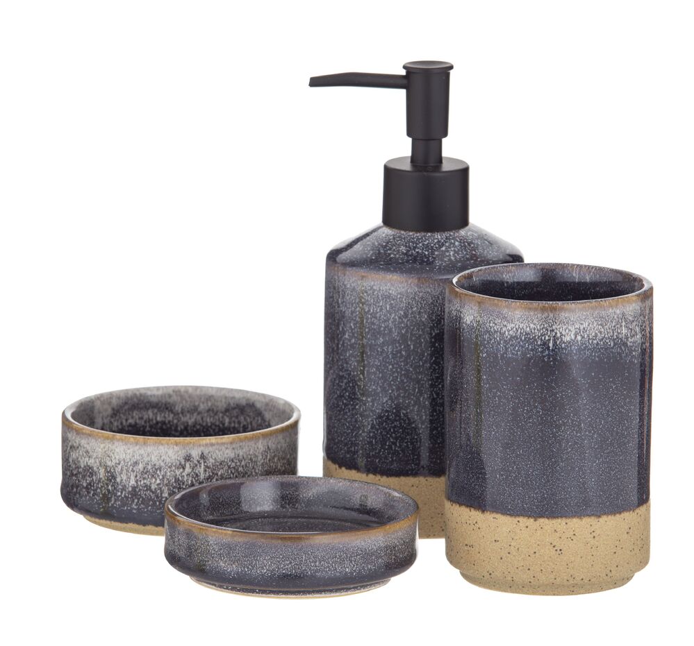 Academy Becket - Bathroom set of 4 Grey