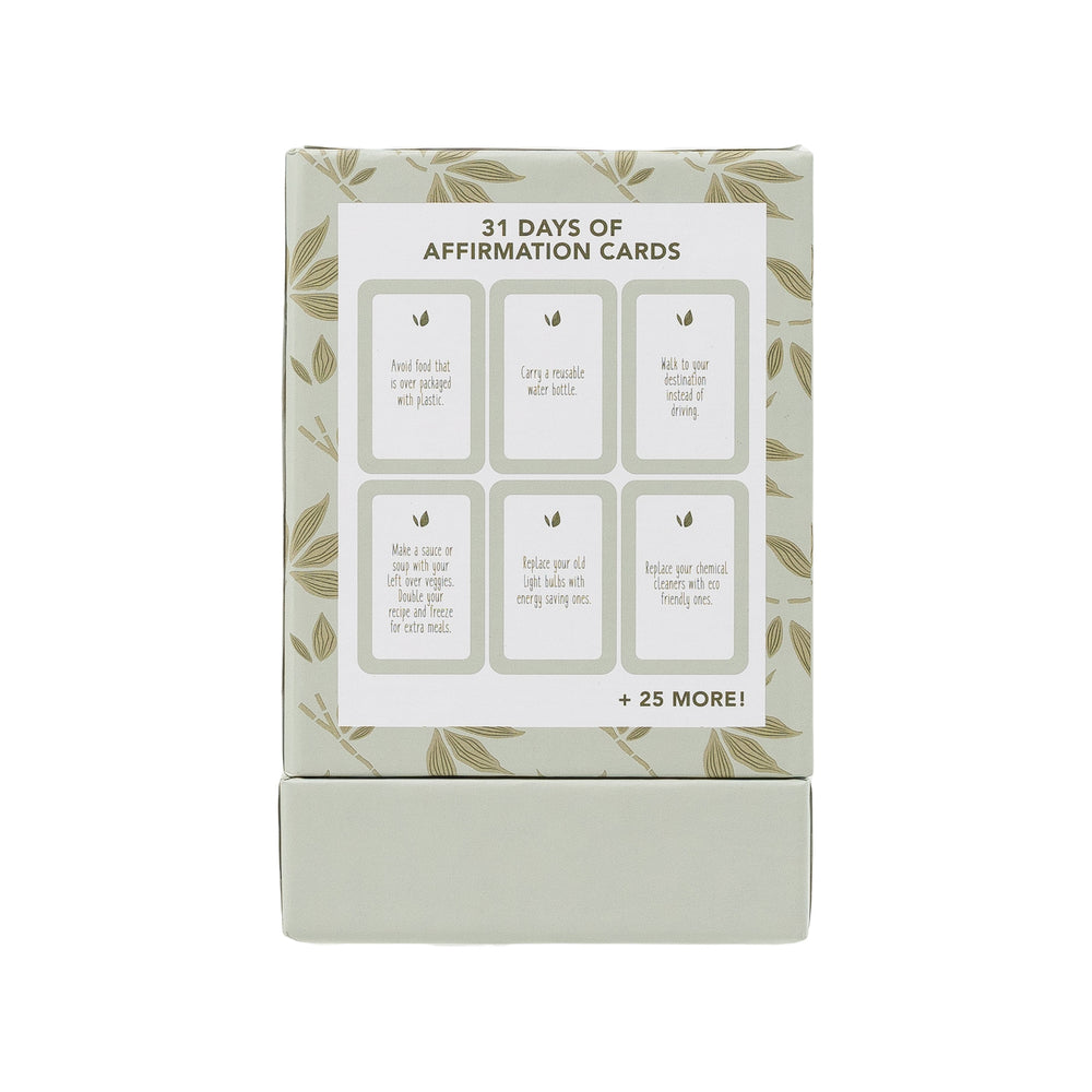 A Month Of Affirmation Cards - Going Green