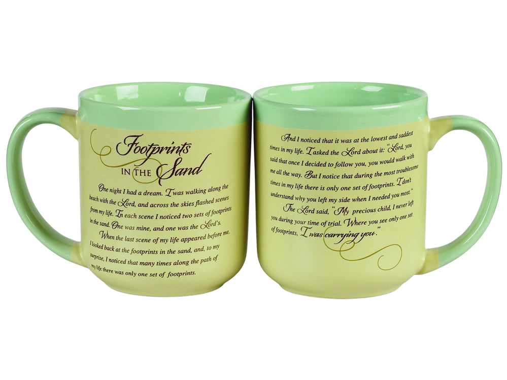 Footprints in the Sand Mug