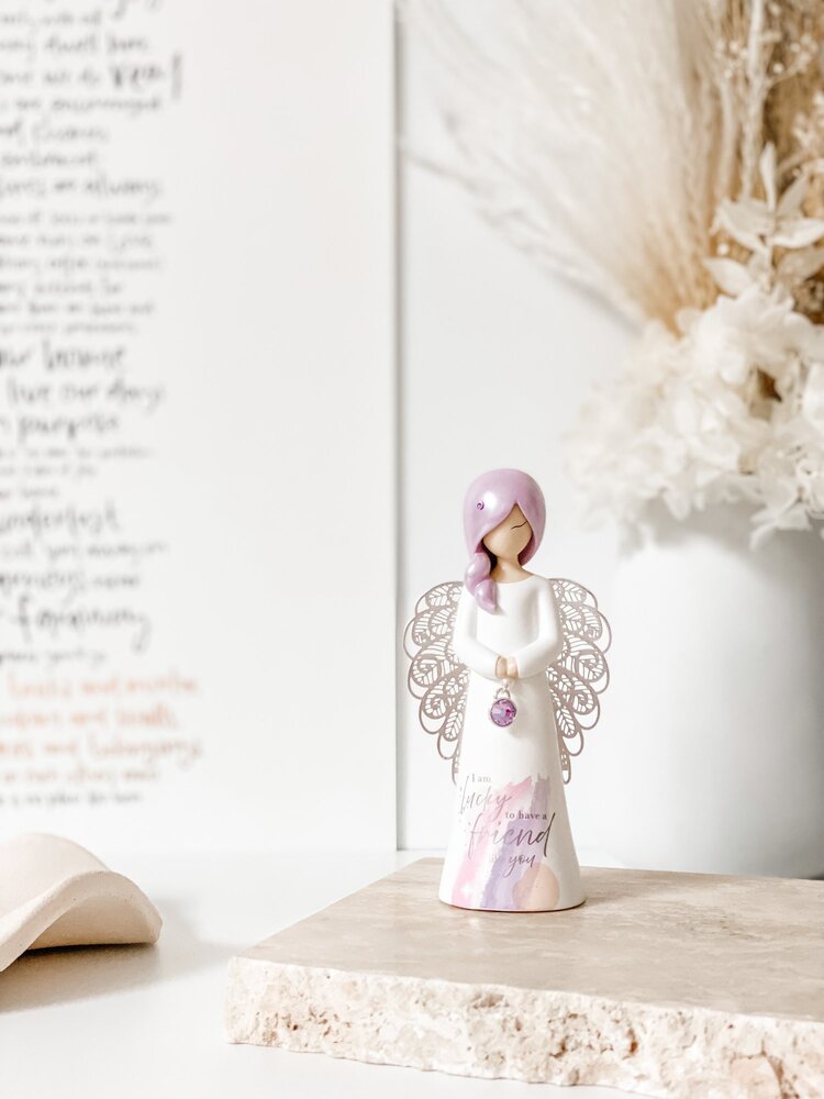 You Are An Angel Figurine 125mm - I Am Lucky