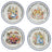 Alice Through The Looking Glass Dessert Plates Set of 4