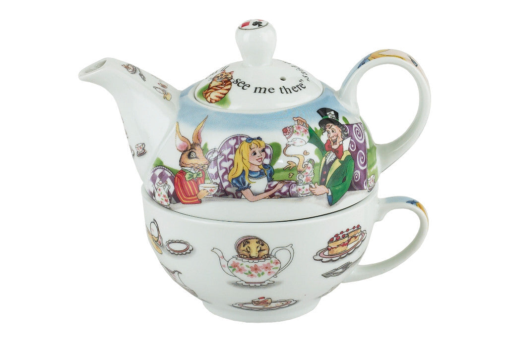 Cardew Design Alice In Wonderland Tea For One - Teapot and Teacup