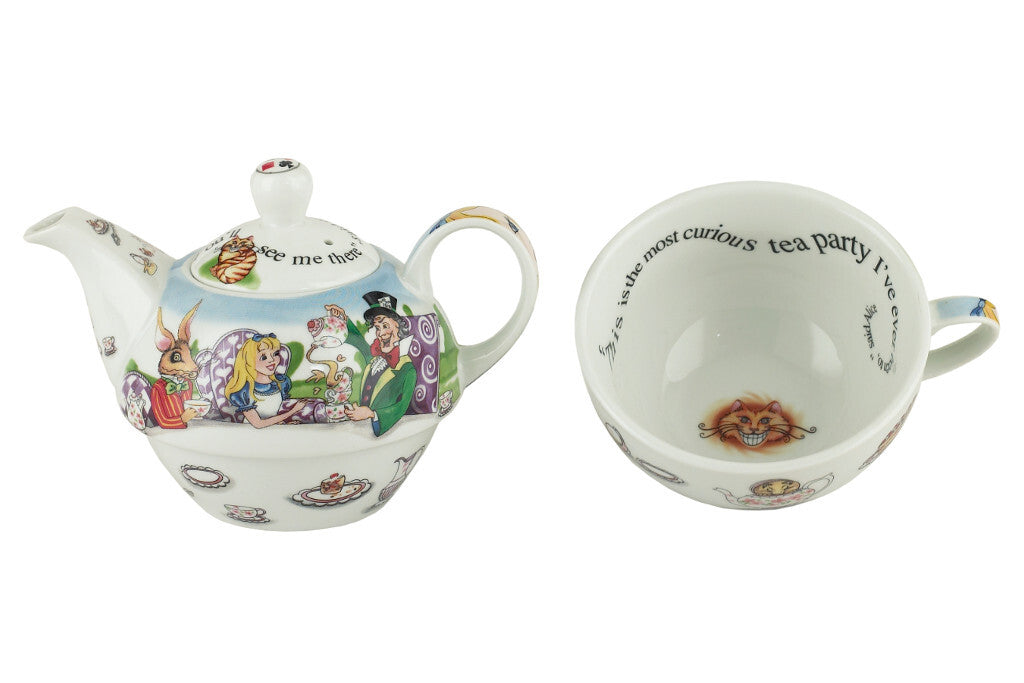 Cardew Design Alice In Wonderland Tea For One - Teapot and Teacup