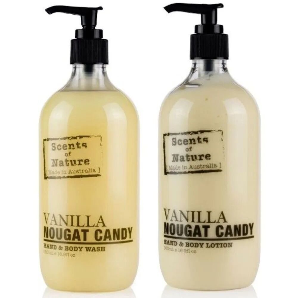 Scents of Nature by Tilley Wash & Lotion Bundle - Vanilla Nougat Candy