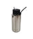 Frank Green Reusable Bottle - Ceramic 1L Chrome Silver With Midnight Straw Lid