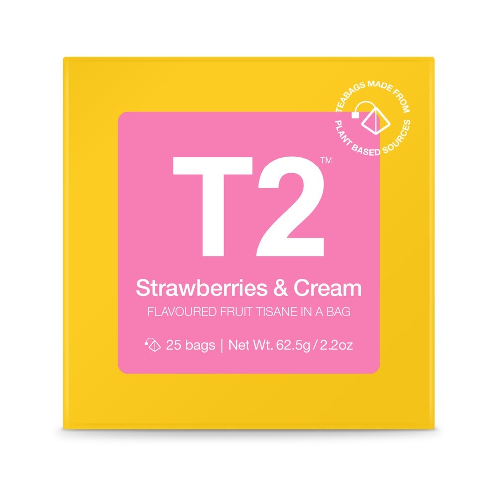 T2 Teabags x25 Gift Box - Strawberries & Cream
