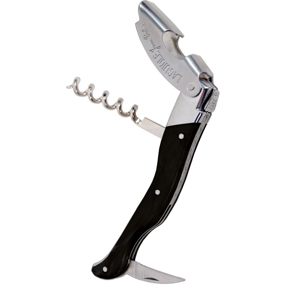 Jean Dubost Laguiole Deluxe - Waiter Corkscrew Black