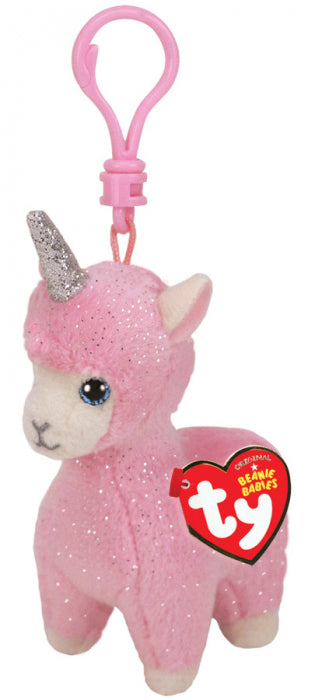 Beanie Babies - Lana the Llama with Horn Clip On
