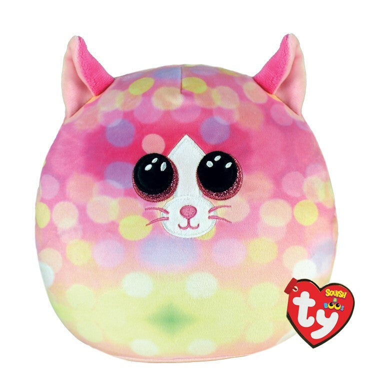Beanie Boos Squish-a-Boo - Sonny the Pink Pattern Cat 10inch