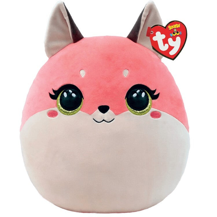 Beanie Boos Squish-a-Boo - Roxie the Pink Fox 14inch